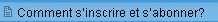 Comment s'inscrire et tre activ. 
