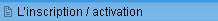 Frais d'activation  l'instrument de dpistage